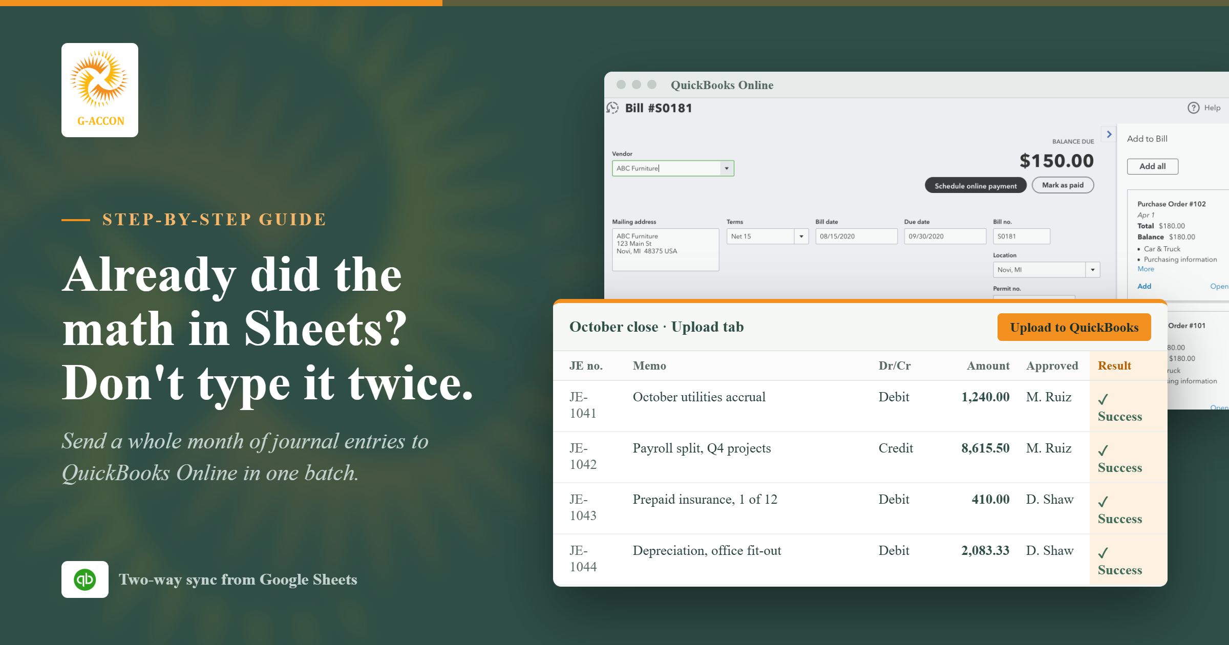 Import Journal Entries Into QuickBooks